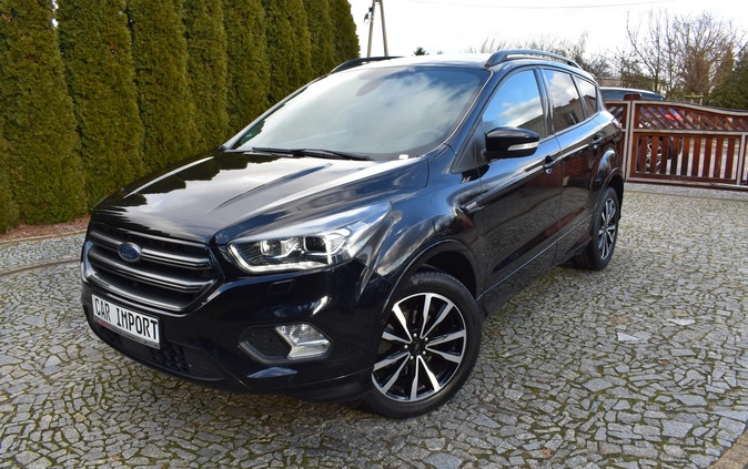 Ford Kuga cena 73500 przebieg: 118357, rok produkcji 2018 z Stoczek Łukowski małe 781